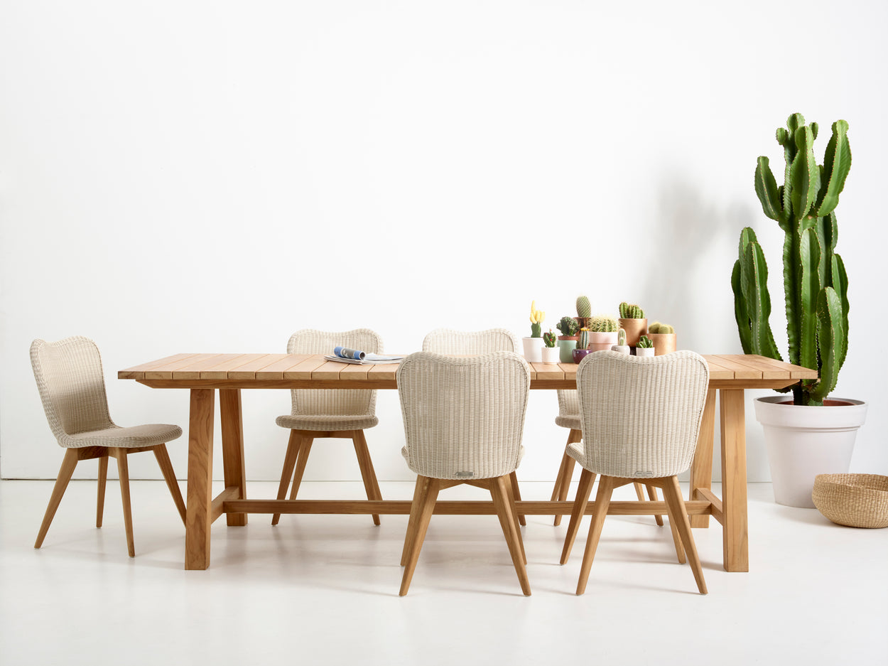 Lena Dining chair - teak base
