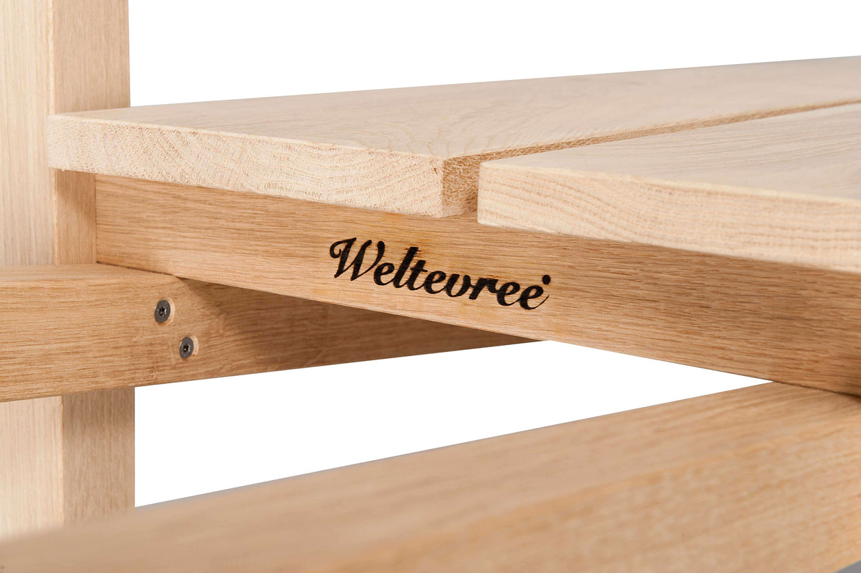 Wheelbench / Kruiwagenbank - Eiken Hout