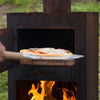 Outdooroven met pizzaoven