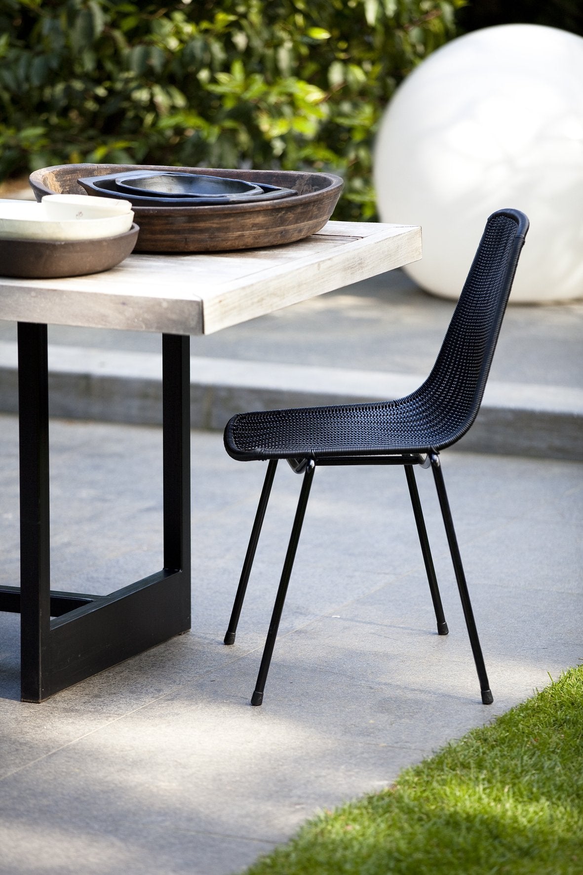 Basket chair outdoor