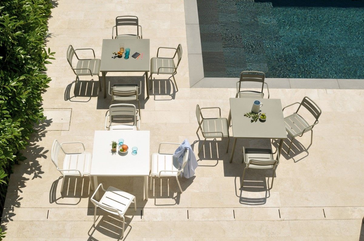 Star armchair Aluminium / 2 stuks