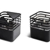 Cube Fire Basket Black