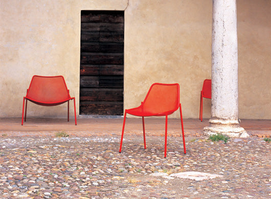 Round chair / 2 stuks