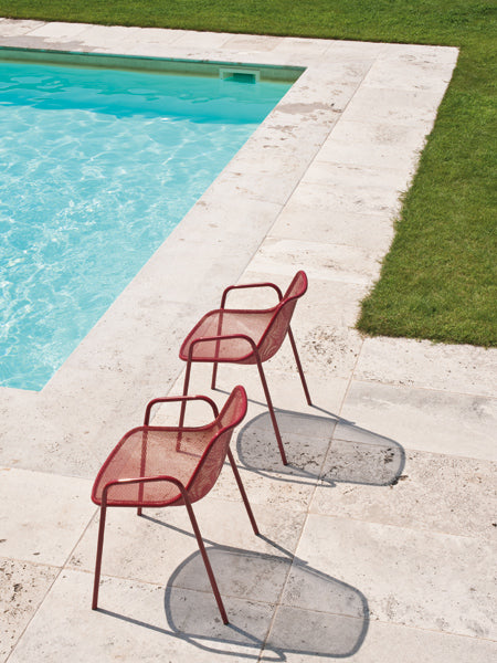 Round armchair / 2 stuks