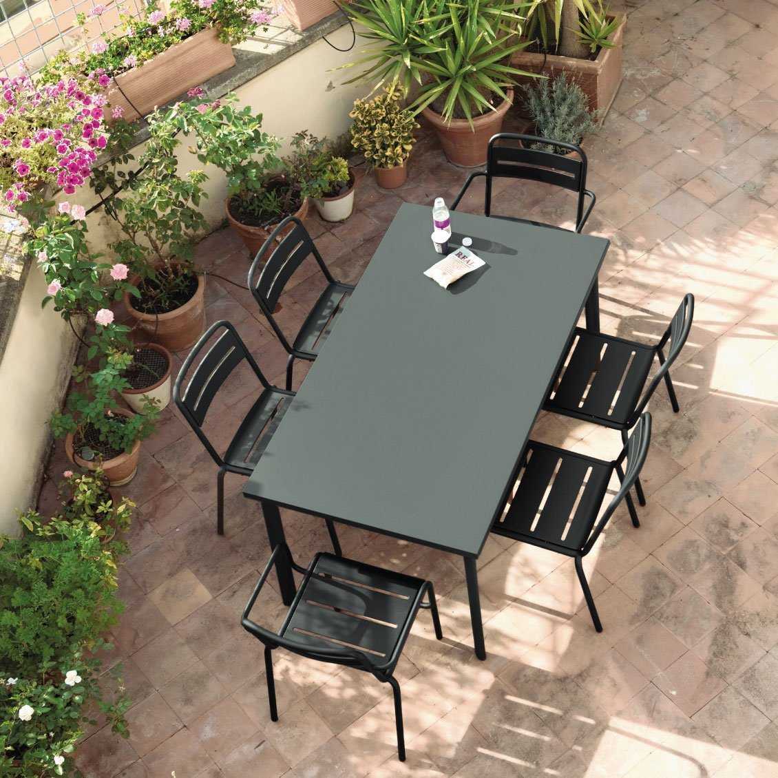 Star chair Aluminium / 2 stuks