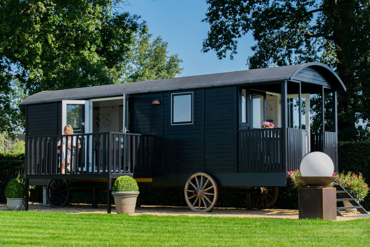 Pipowagen JIMMY XL 840cm incl. veranda bouwpakket