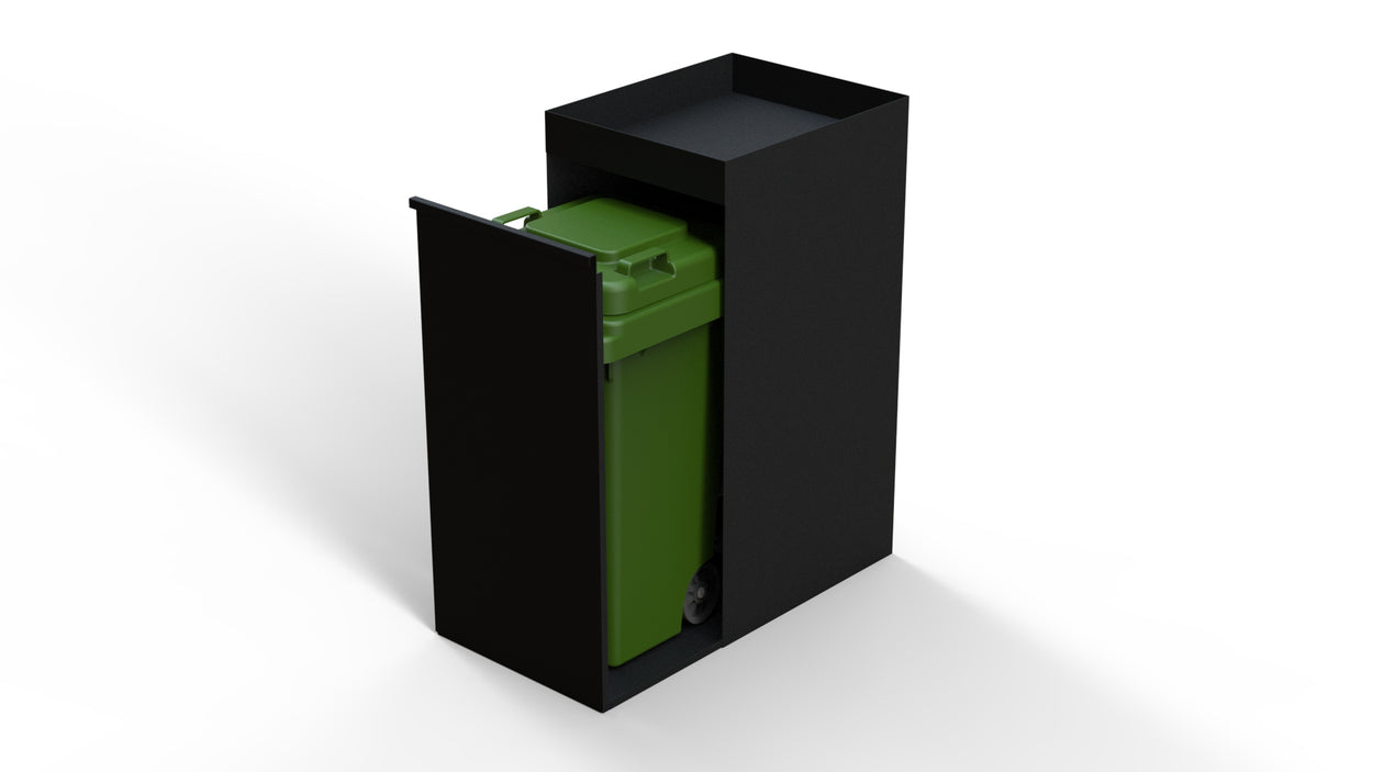 Afvalcontainer 240L met kruidentuin - 3 kleuren