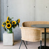 Kaki armchair