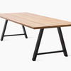 Set Matteo Dining table 215x100cm + Matteo Bench + Edgard dining chair x3