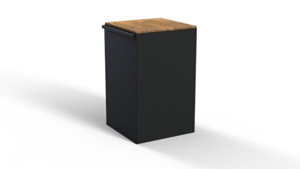 Afvalbak 70L enkel - 3 kleuren