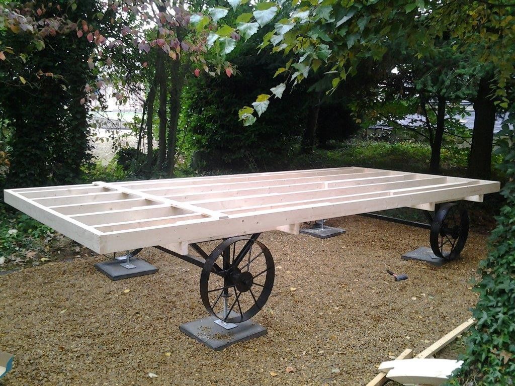 Pipowagen JOHNNY 600cm incl. veranda bouwpakket