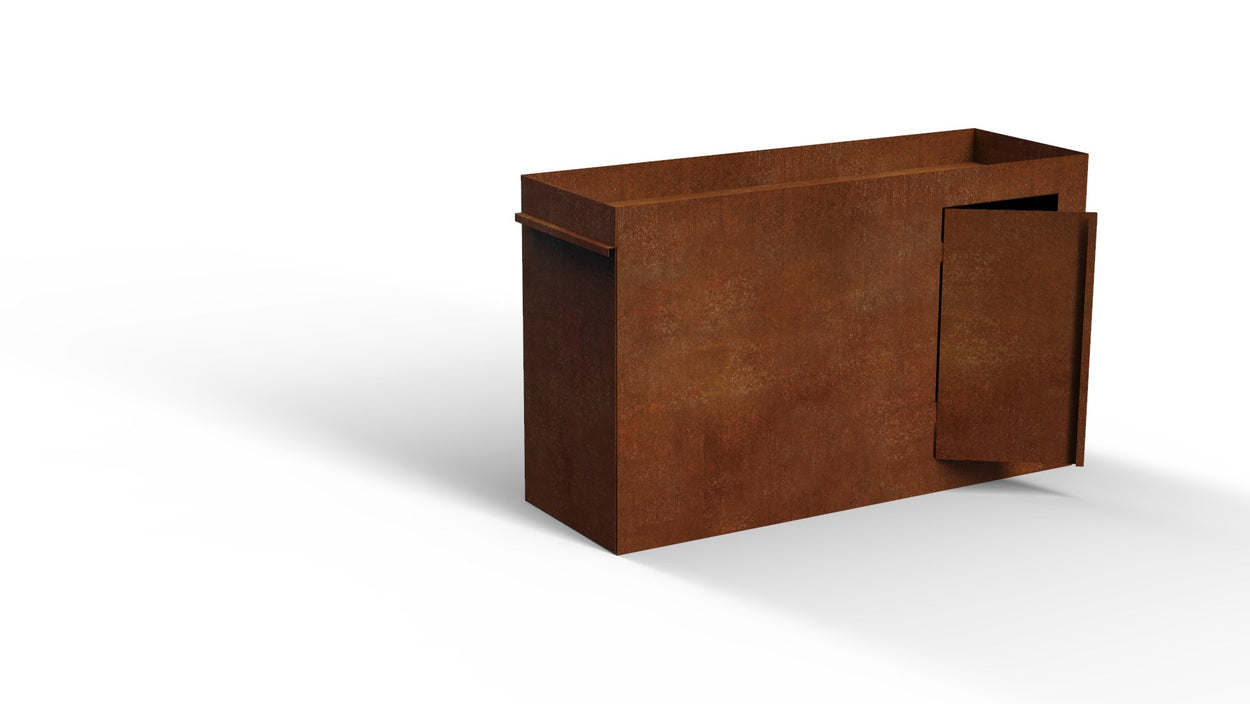 Afvalbak 70L dubbel - Extra lang met opbergruimte - 3 kleuren