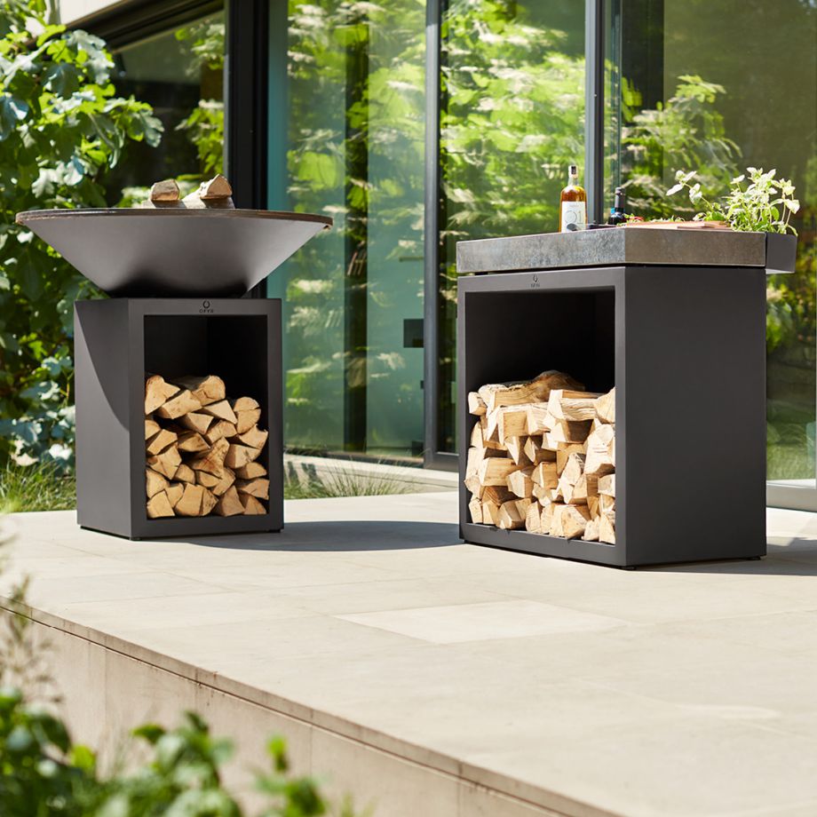 Butcher Block Storage 90 - Black