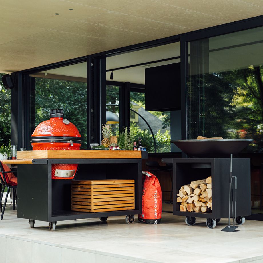 Kamado Table 135 PRO - Corten