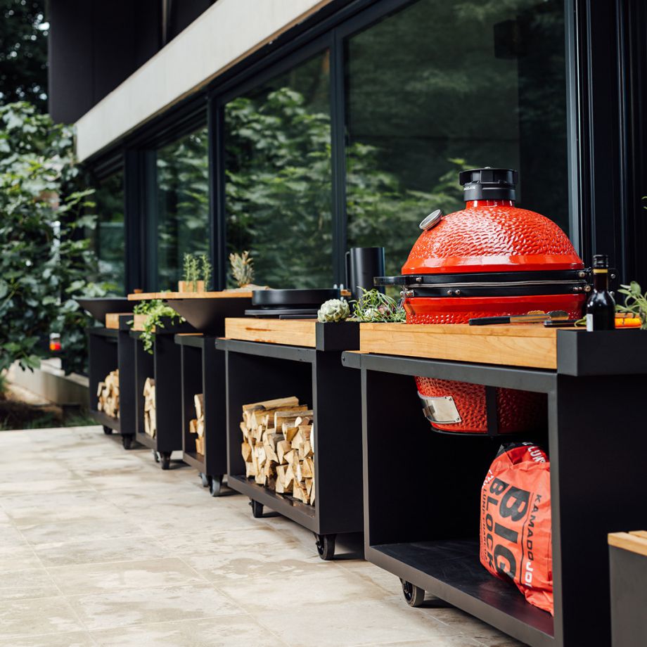 Kamado Table 135 PRO - Black