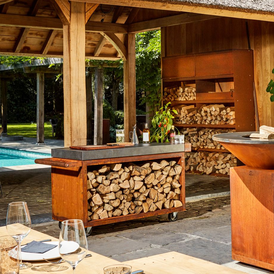 Mise en Place Table 135 PRO - Corten