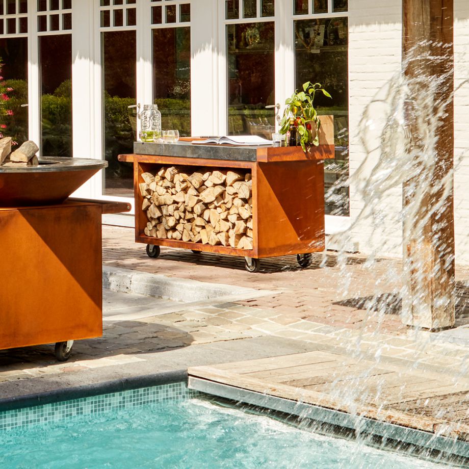 Mise en Place Table 135 PRO - Corten