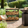 Wood Storage Dressoir - Corten/Black