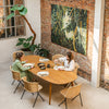 Kaki armchair
