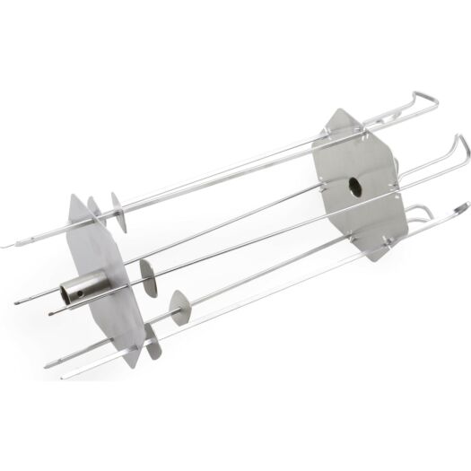 Rotisserie skewer rack
