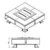 Square Firepit  - 3 sizes