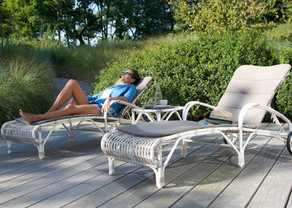 Lucy Sunlounger with arms