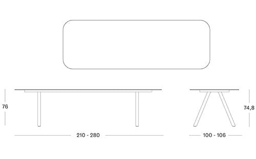 Kodo Dining table - 2 sizes