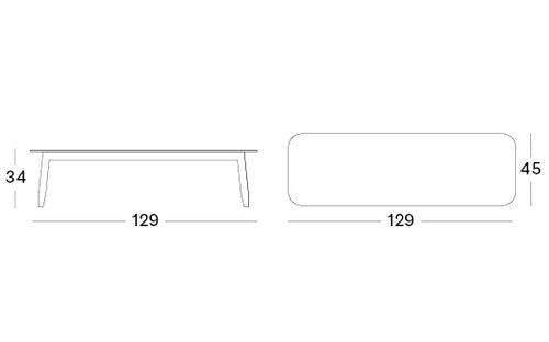 David Salon table 129x45