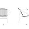 Frida Lounge chair - 4 kleuren