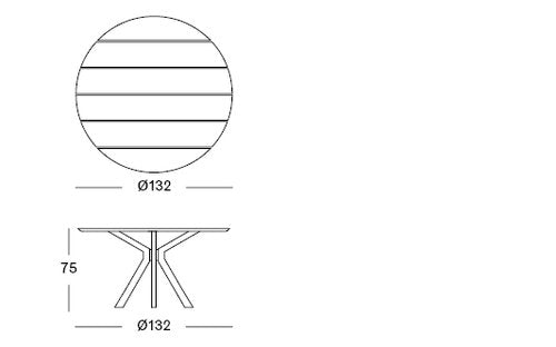 Noa dining table - 3 sizes