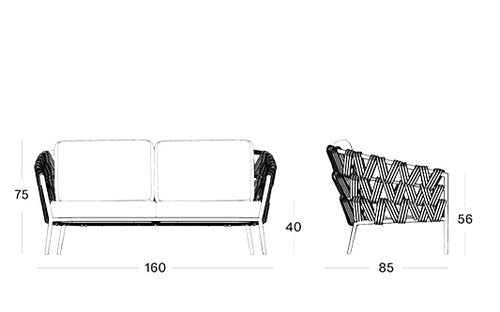 Leo Lounge sofa