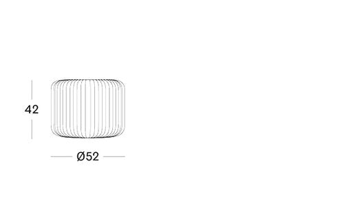 Otto pouf - 4 kleuren