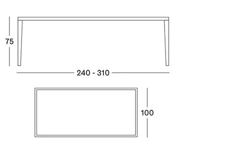 Volta Dining table - 2 sizes