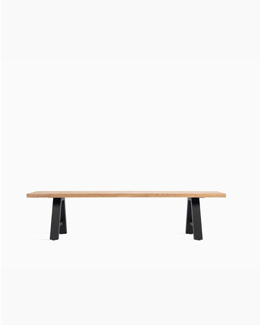 Set Matteo Dining table 215x100cm + Matteo Bench + Edgard dining chair x3