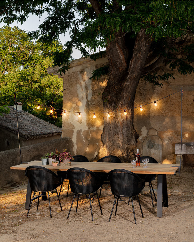 Set Matteo Dining table 215x100cm + Matteo Bench + Edgard dining chair x3