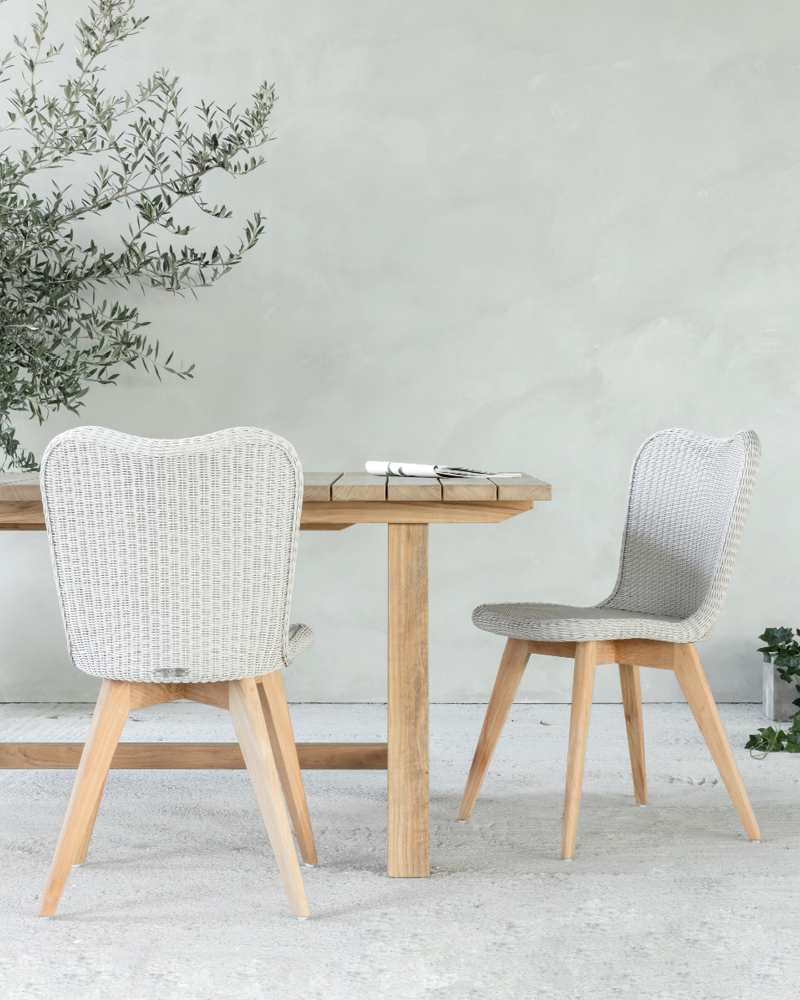 Lena Dining chair - teak base