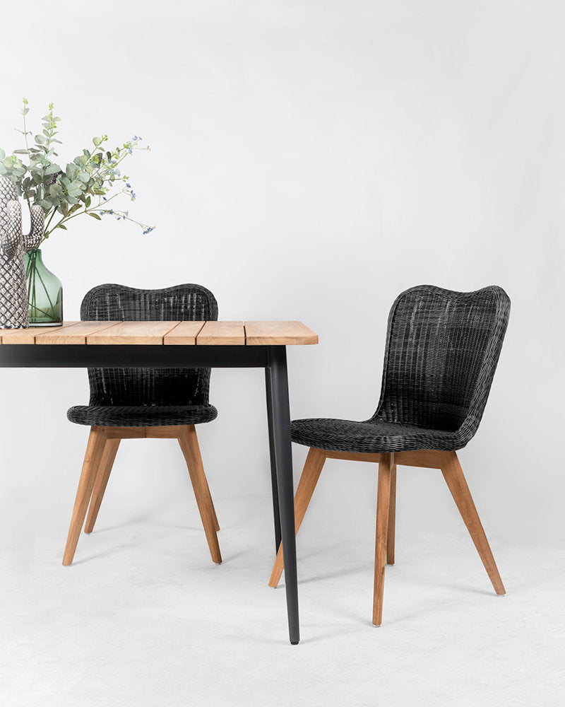 Lena Dining chair - teak base